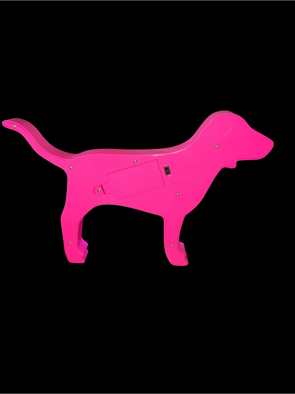 Victoria’s Secret PINK Dog Light Up Display Neon Pink LED Store Sign Rare - Picture 2 of 5